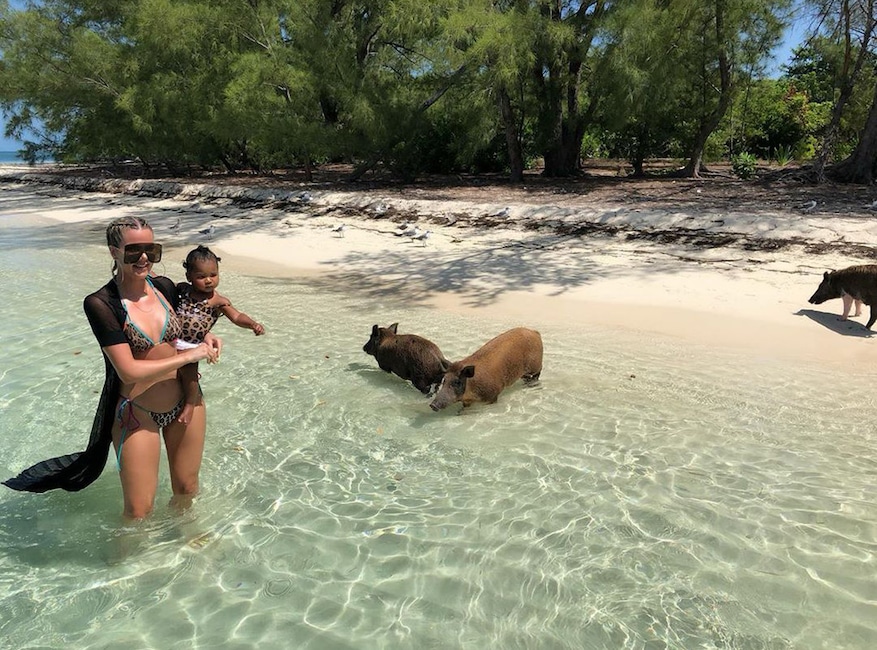 Khloe Kardashian, True Thompson, Instagram